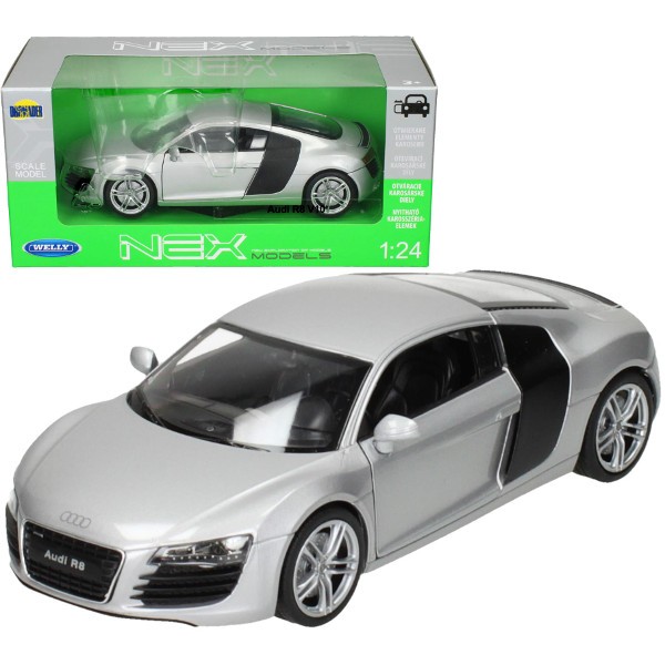 Audi R8, srebrne