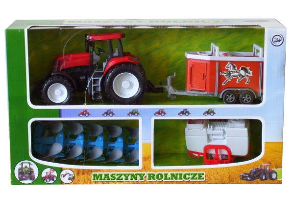 Traktor + 3 maszyny rolnicze