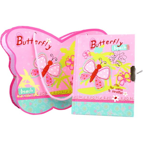 STARPAK Pamiętnik Butterfly w torebce