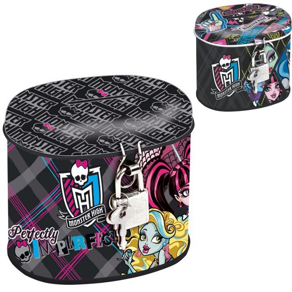  Skarbonka metalowa na zamek, Monster High