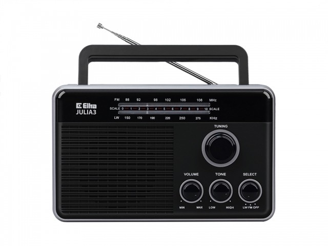 Radio Julia 3 czarny