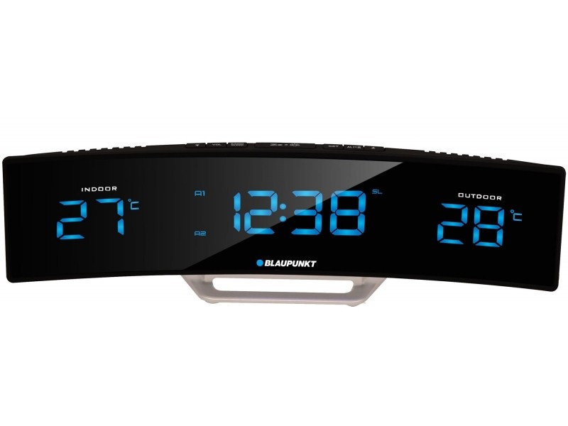 Radiobudzik CR12BK FM Alarm Temperatura