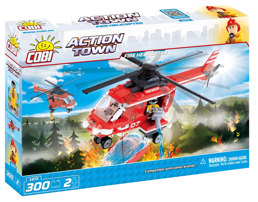 Klocki Action Town Helikopter straży pożarnej