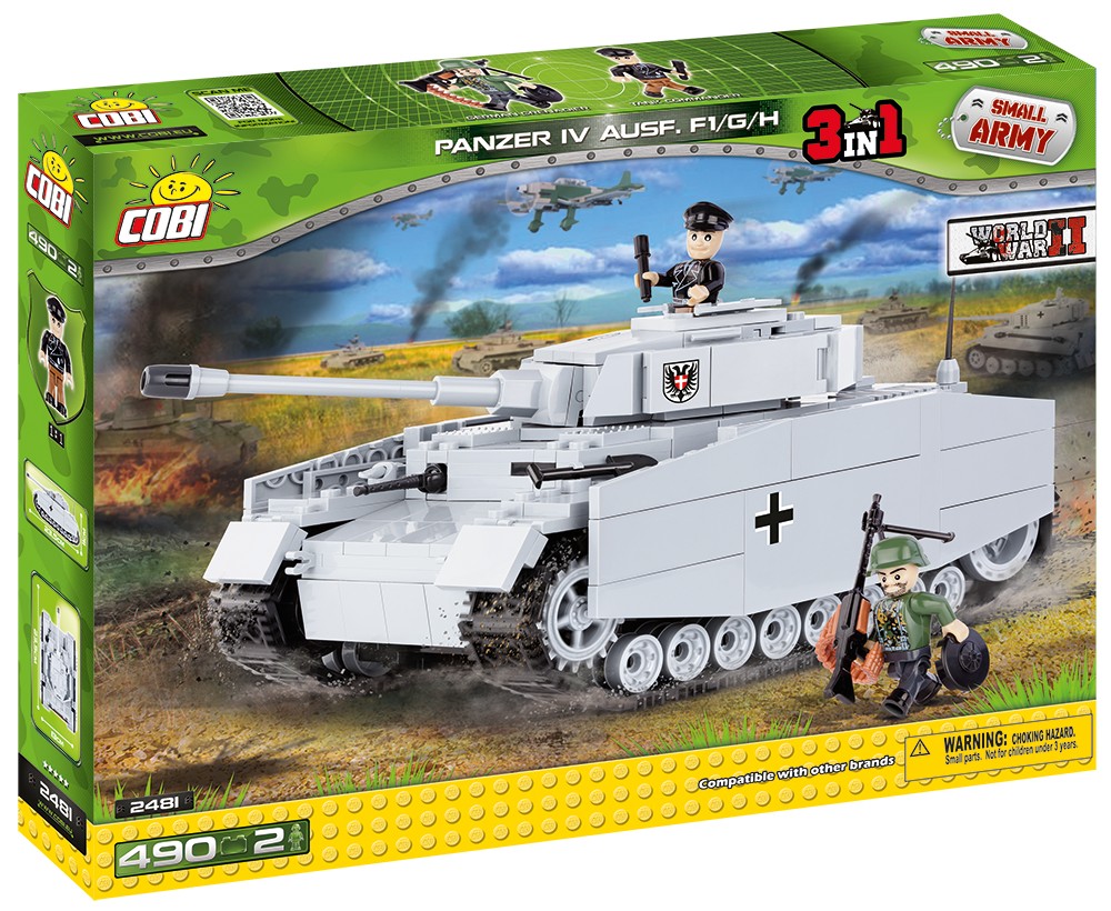 Klocki Armia Panzer IV F1/G/H - niemiecki czołg średni