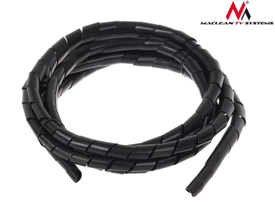 Osłona maskująca na kable MCTV-687 B (20.4*22mm) 3m czarna spirala