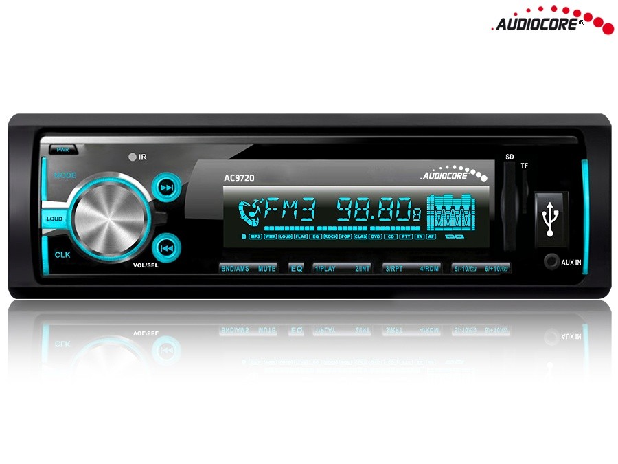 Radioodtwarzacz AC9720 B MP3/WMA/USB/RDS/SD ISO Bluetooth Multicolor 