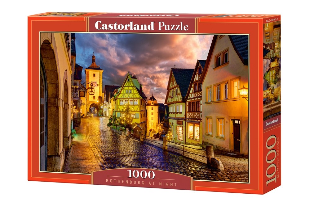 1000 ELEMENTÓW Rothenburg nocą