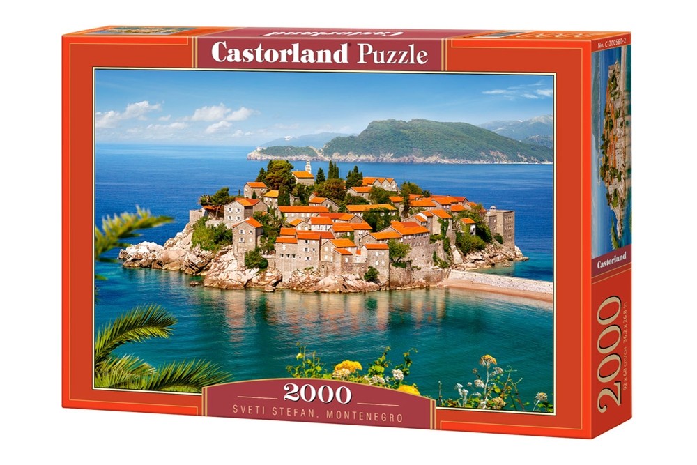 2000 ELEMENTÓW Sveti Stefan, Montenegro