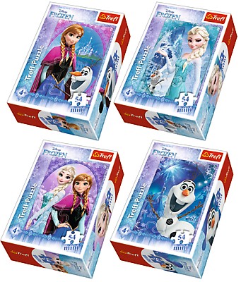 54 Elementy Mini/40sztuk W Krainie lodu, Frozen