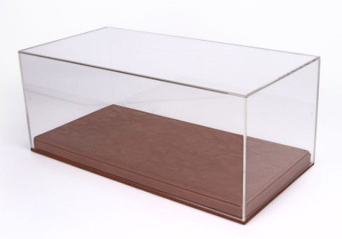 Gablota Display Case Leatherette Base + Display Case (brąz)