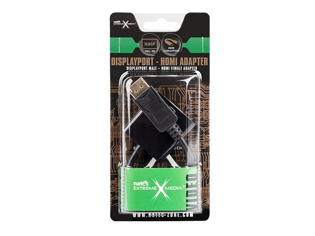 Adapter Displayport(M)-HDMI(F)(BLISTER) EXTREME MEDIA 