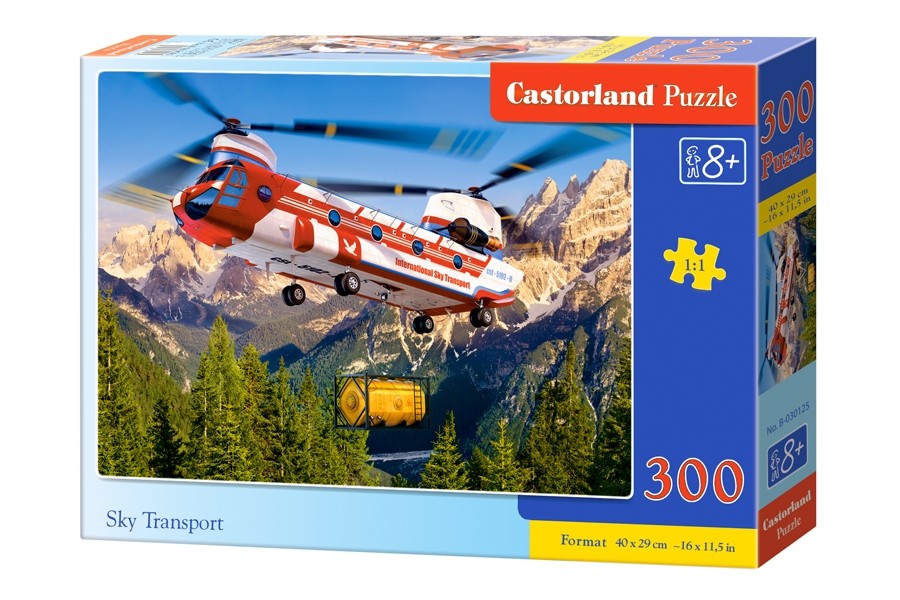 Puzzle 300 elementów Sky Transport