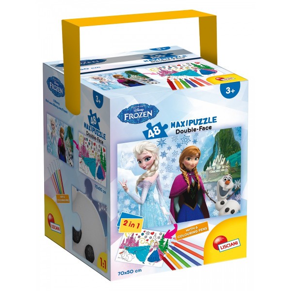 48 elementów Frozen maxi w walizce