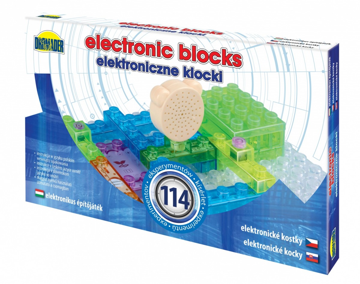 Elektroniczne klocki 114 elementów