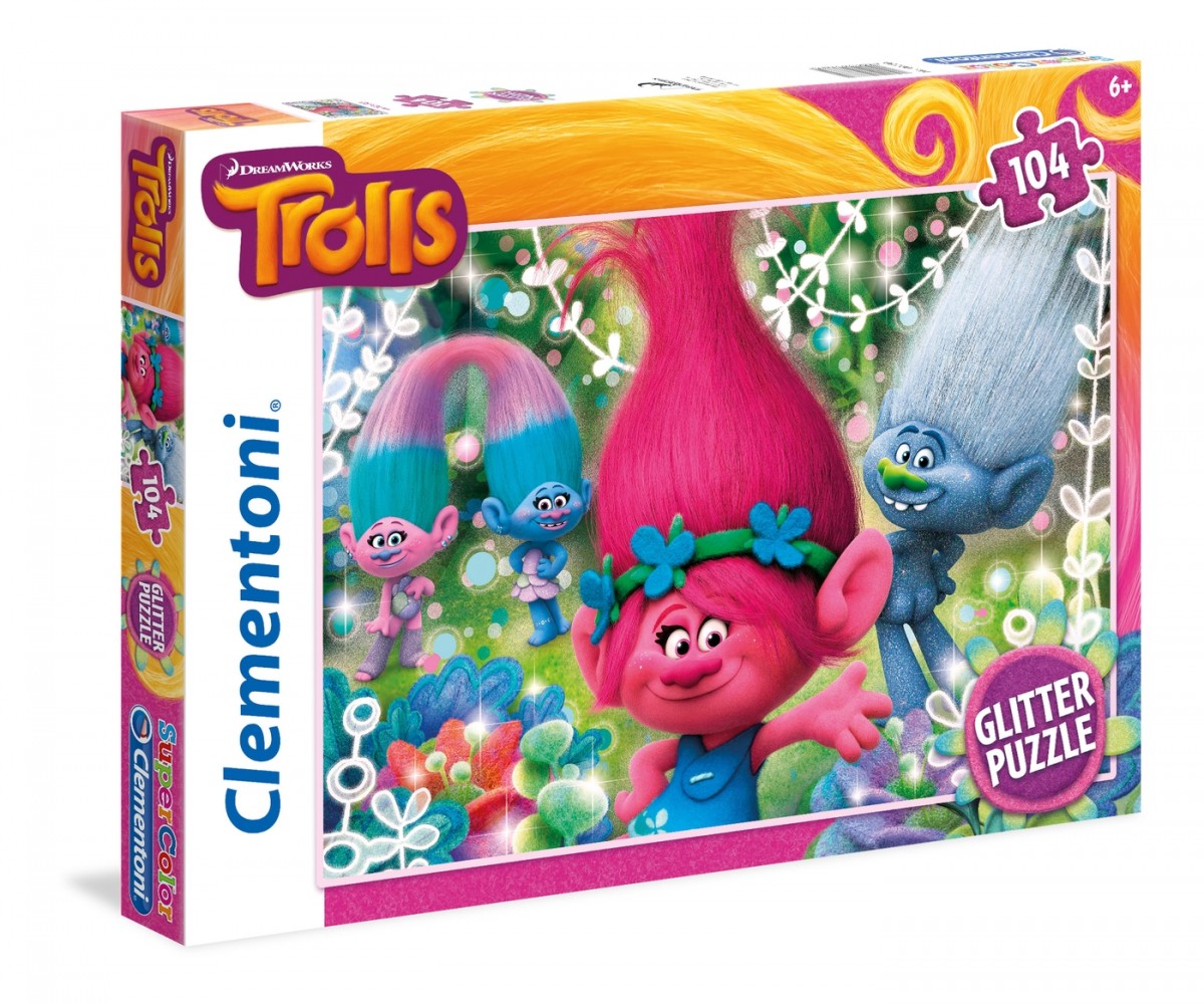 104 ELEMENTY Glitter Trolls