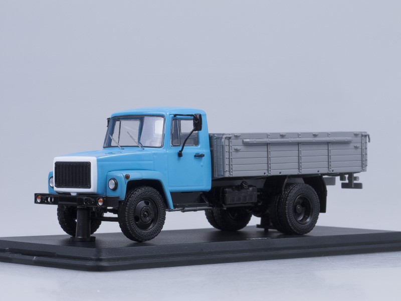 GAZ-3307 Flatbed Truck (blue/grey)