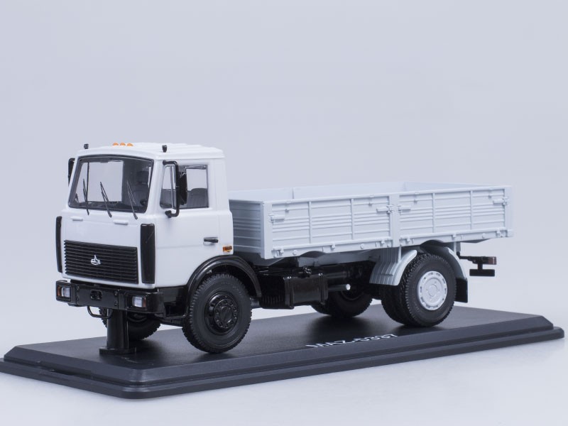 MAZ-5337 Flatbed Truck (grey)