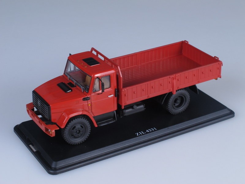 ZIL-4331 Flatbed Truck (dark red)