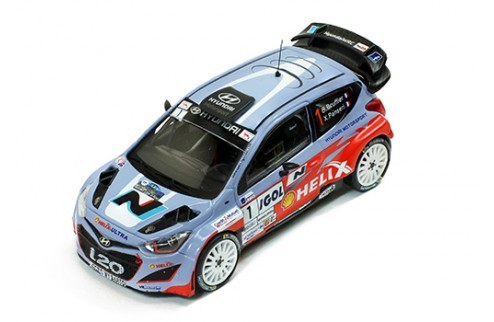 Hyundai i20 WRC #1 B. Bouffier/X. Panseri Winner Rally Antibes 2014 (First win)