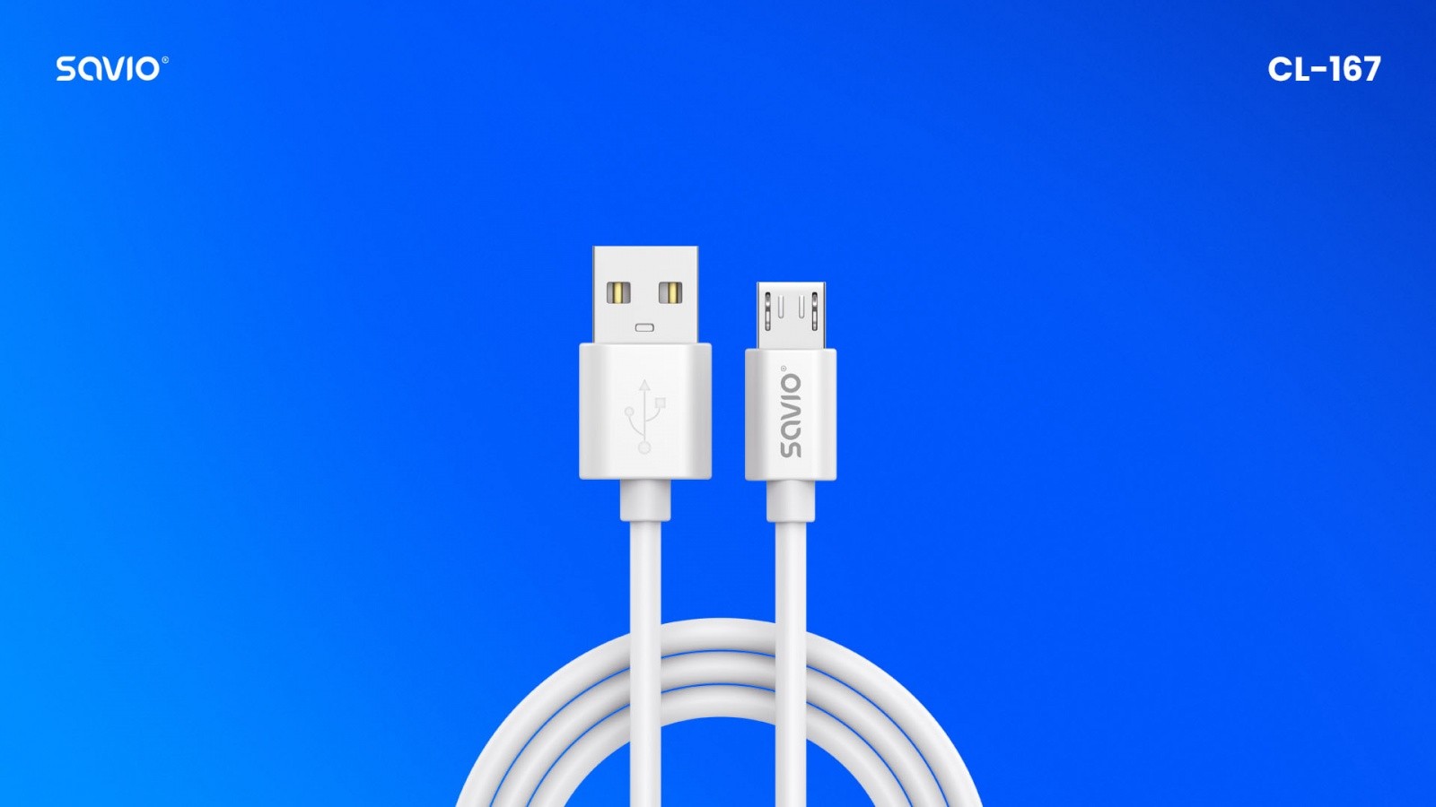 Savio Cable CL-167 USB- A – micro USB