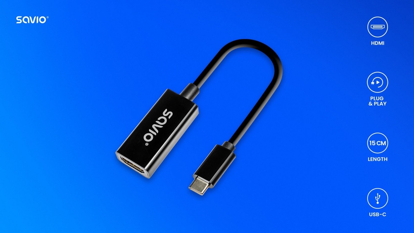 Savio Adapter HDMI SAVIO