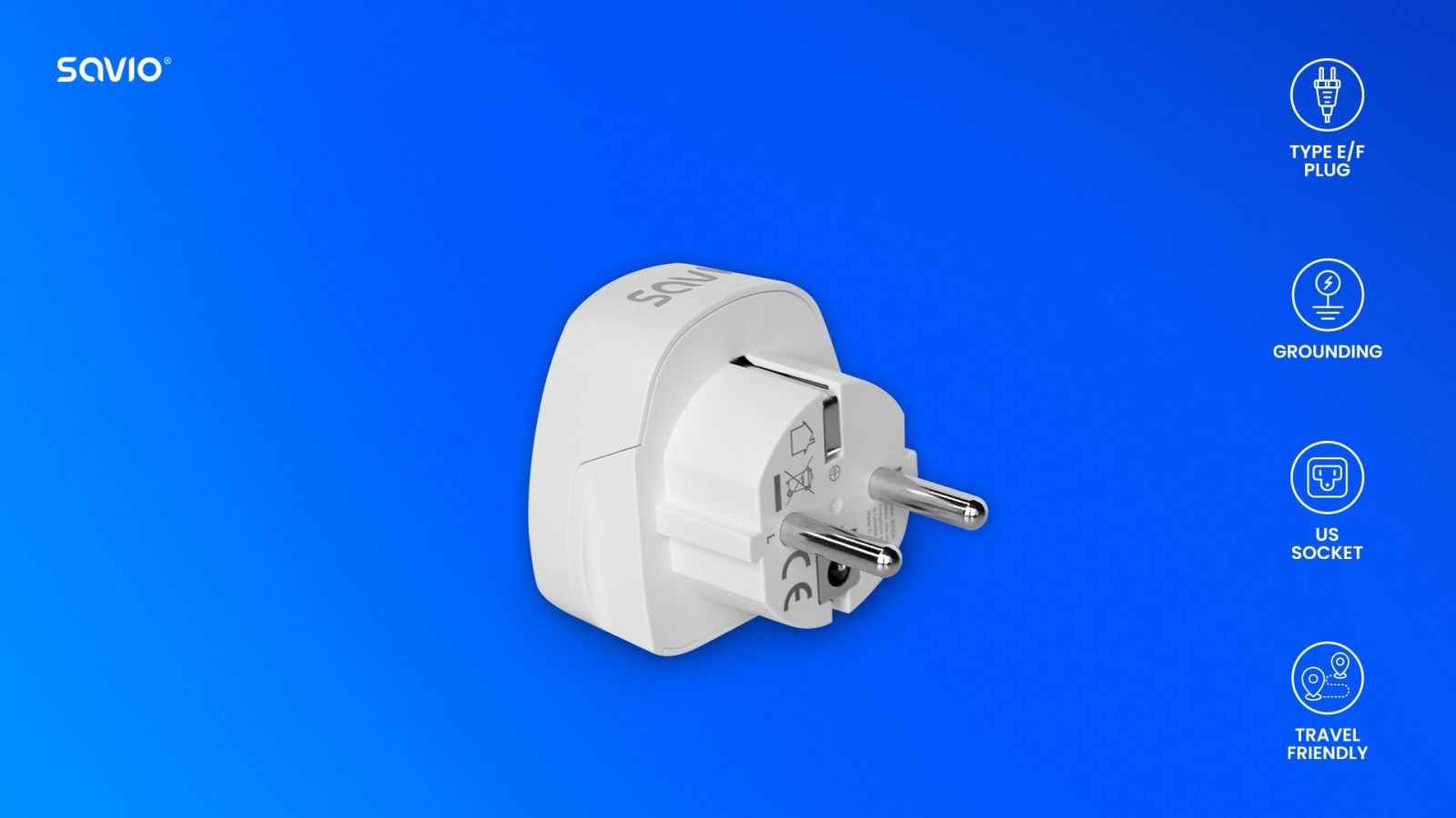 Savio Travel adapter AP-01 SAVIO