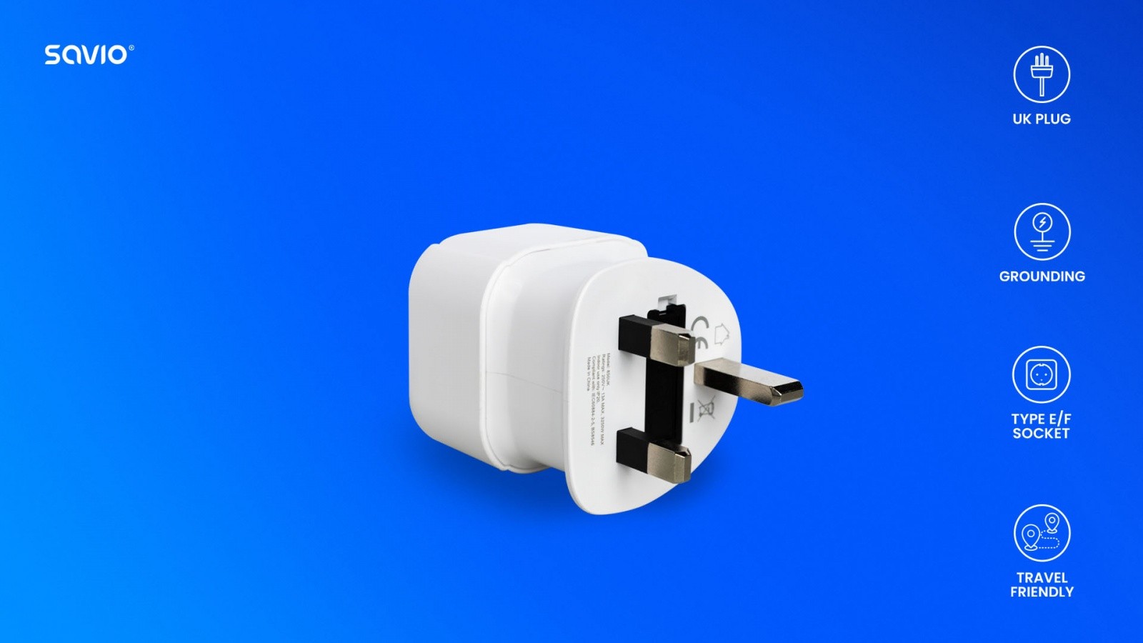 Savio Travel adapter AP-04 SAVIO